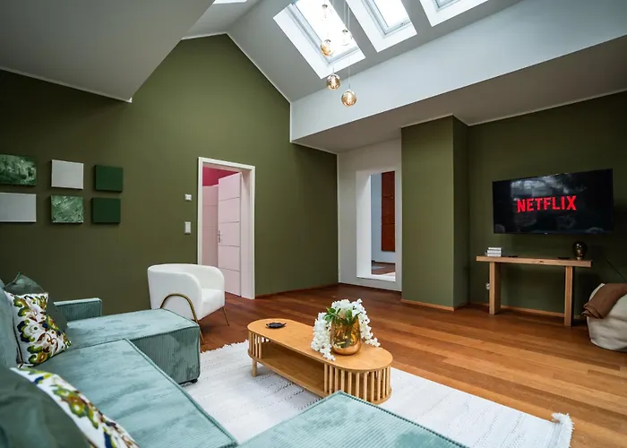 Designhaus - Whirlpool - Terrasse - Garage - 10 Personen - Aufzug - Kueche - Familienfreundlich - Wifi - Netflix 度假居 吕德斯海姆